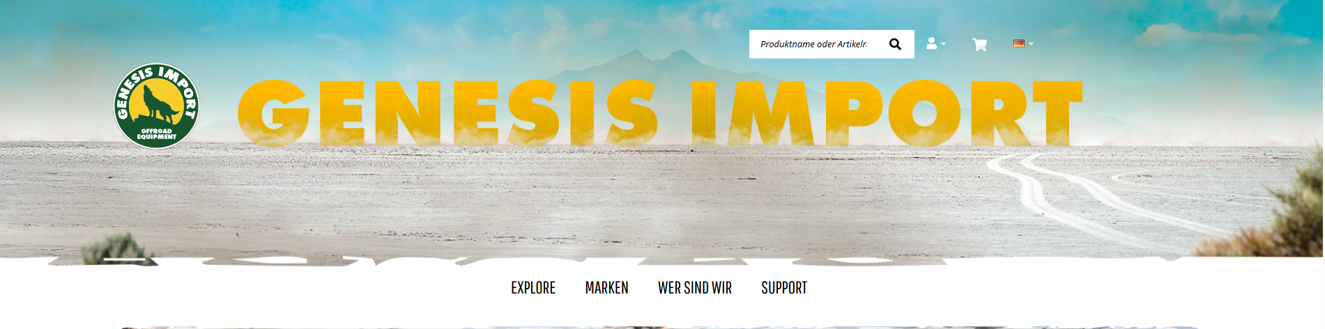 Genesis Import storefront